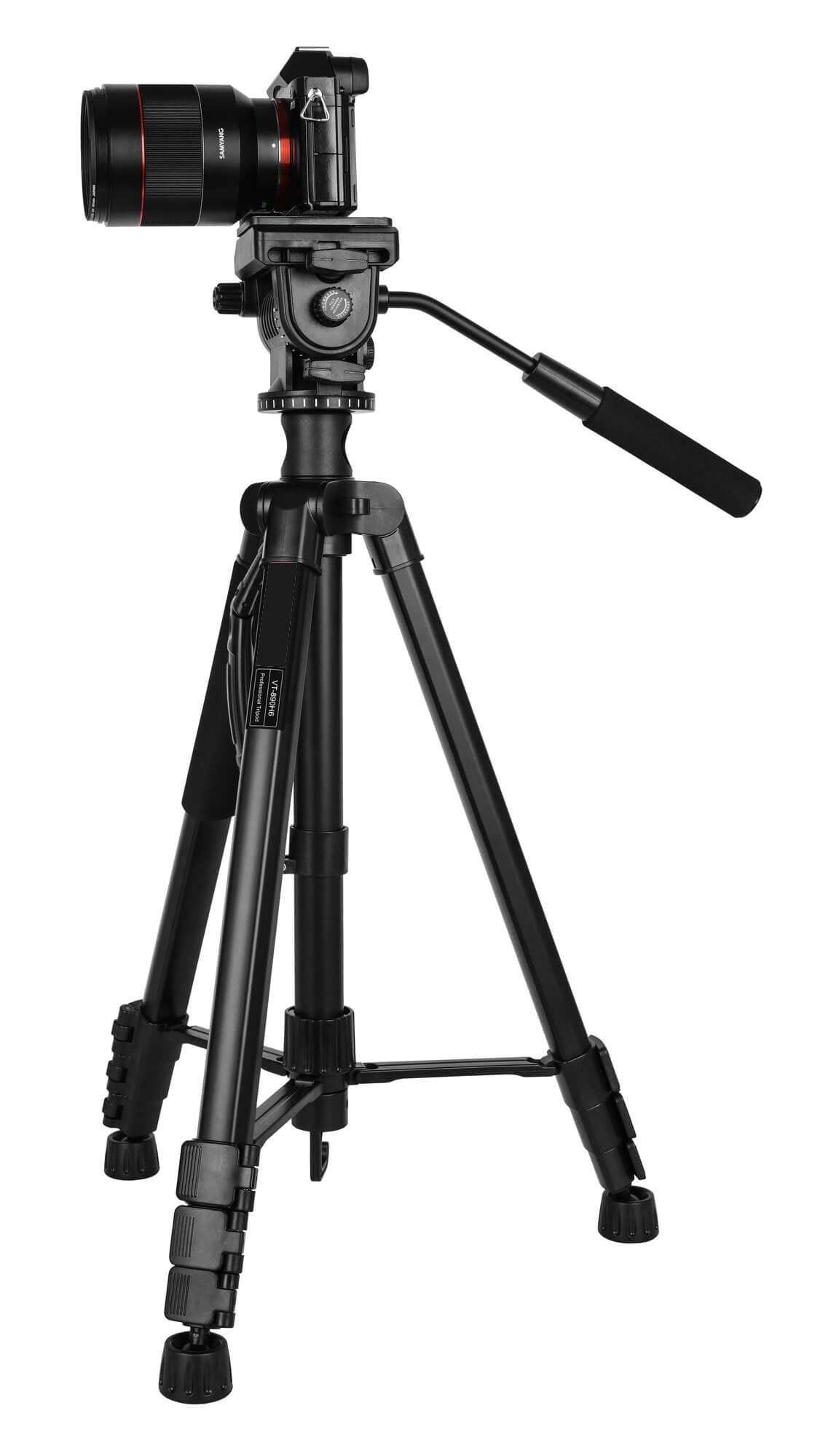 Statív Levenhuk Level PLUS VT15 s fotoaparátom